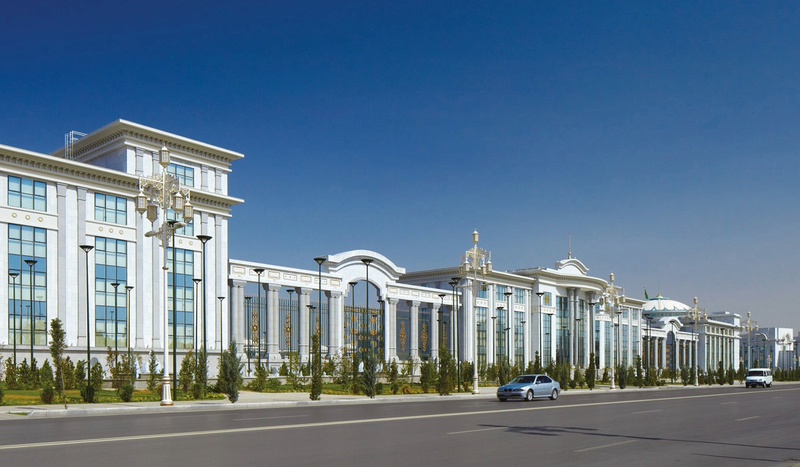 Illustration for article titled Turkmenistan's Astonishing Attempt To Build A City Of The Future